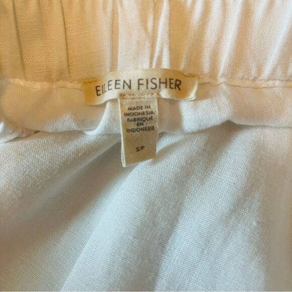 Eileen Fisher Linen Wide Leg Pants - Picture 11 of 11